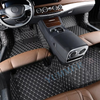 Black and White Stitching Car Mats Set