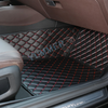 Black and Red Stitching Car Mats Set