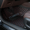 Black and Red Stitching Car Mats Set