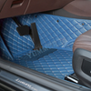 Marine Blue Car Mats Set