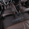 Black and Red Stitching Car Mats Set