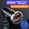 Multi Compatible 100W Fast Charging Car Charger