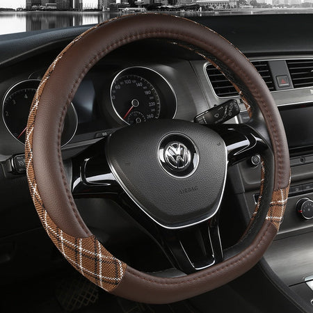 Car Elastic Diamond Steering Wheel Cover